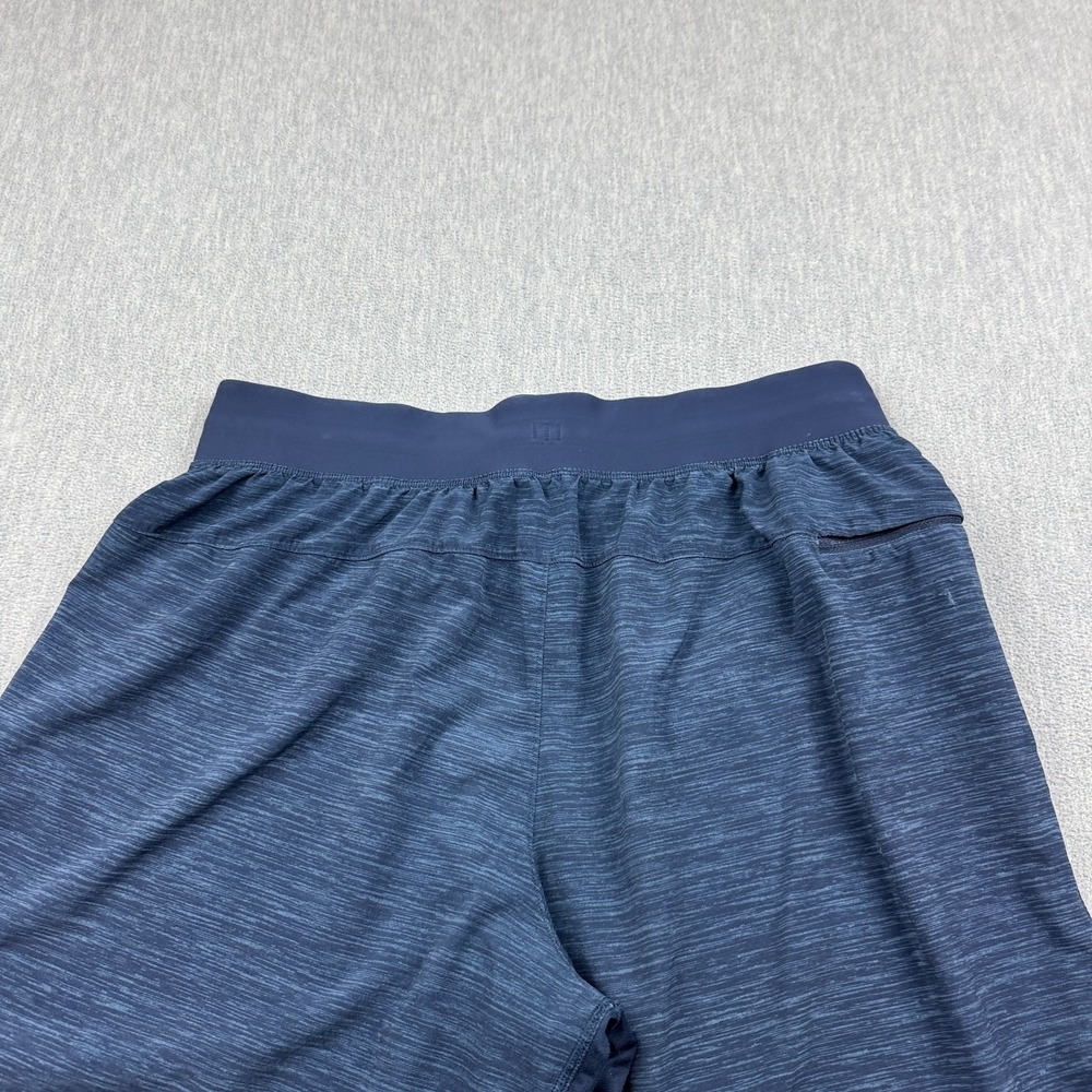 Lululemon Shorts Mens Large Blue T.H.E. Linerless Drawstring Training Running - Picture 14 of 16